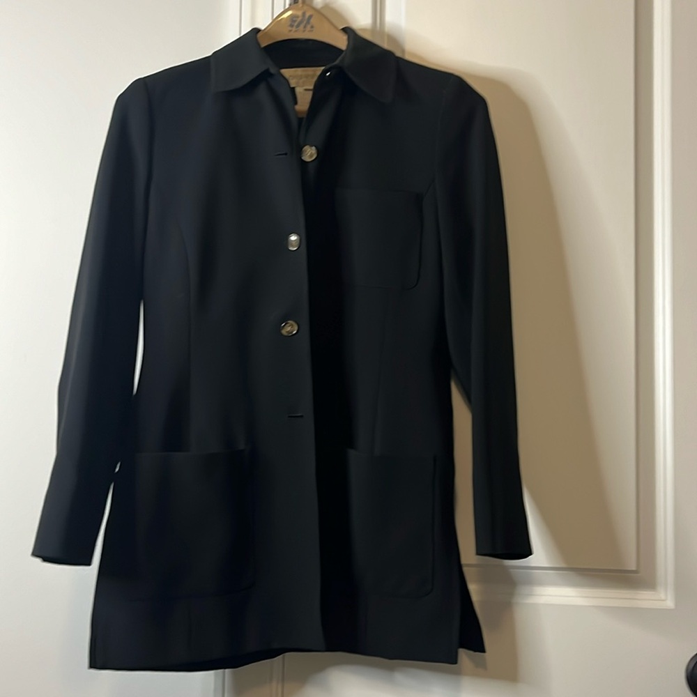 Black long blazer